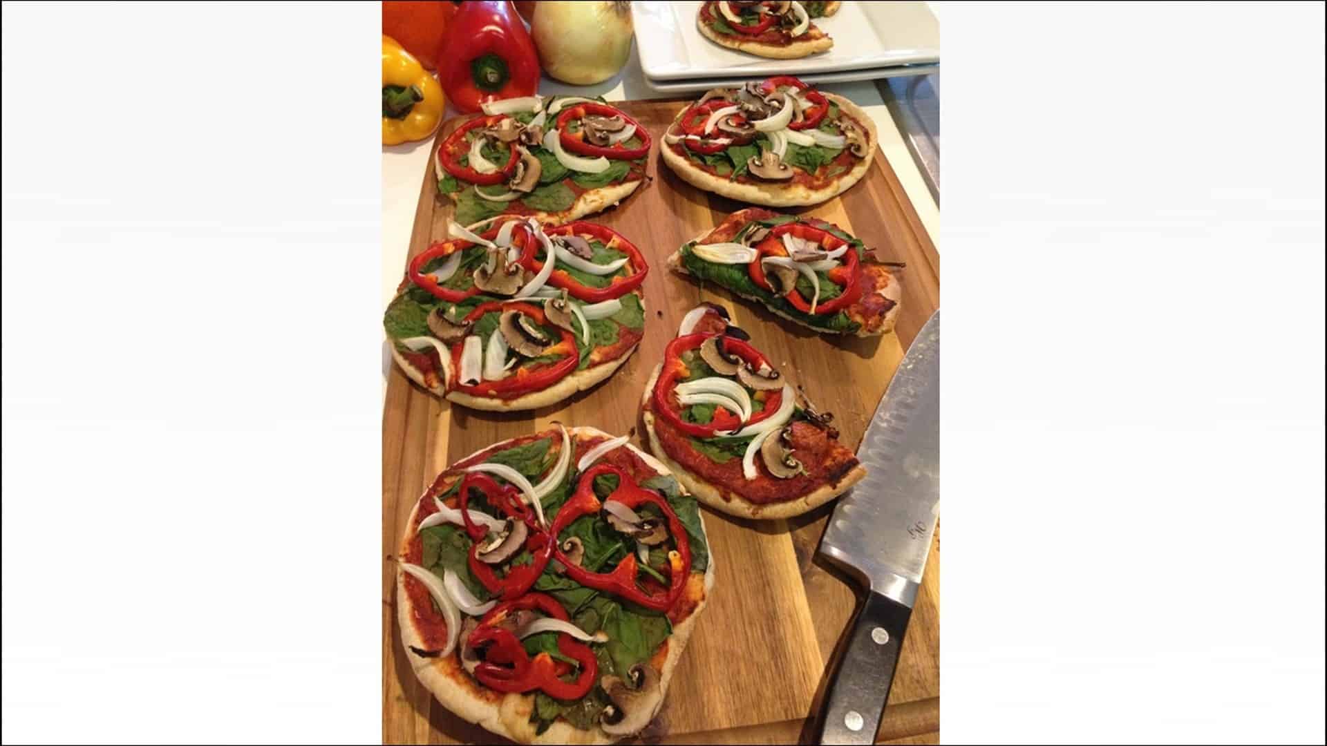 Pita Pizza Recipe & Cooking Video