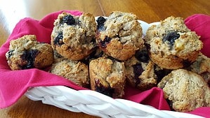 Blueberry Breakfast Muffins Featured Image - © ProtectiveDiet.com