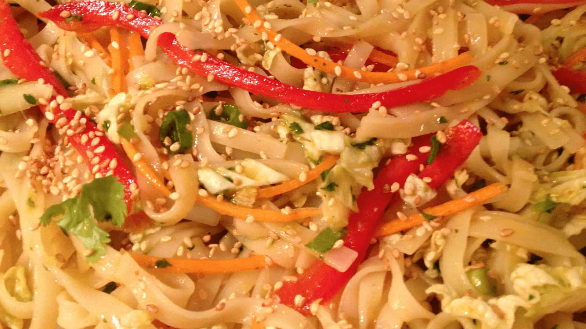 Spicy Asian Noodle Salad - © ProtectiveDiet.com