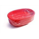 ProtectiveDiet.com Recommendation:New Star Restaurant Quality Fast Food Basket, 10.5-Inch by 7-Inch, Set of 12, Red