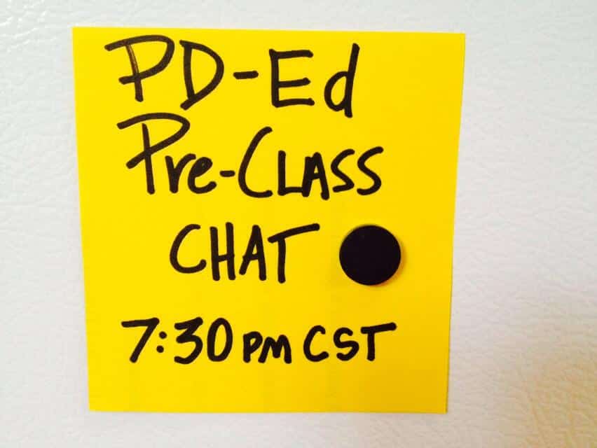 PD-Ed Pre Class Chat