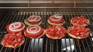 Grilled Mini Party Pizzas - © ProtectiveDiet.com